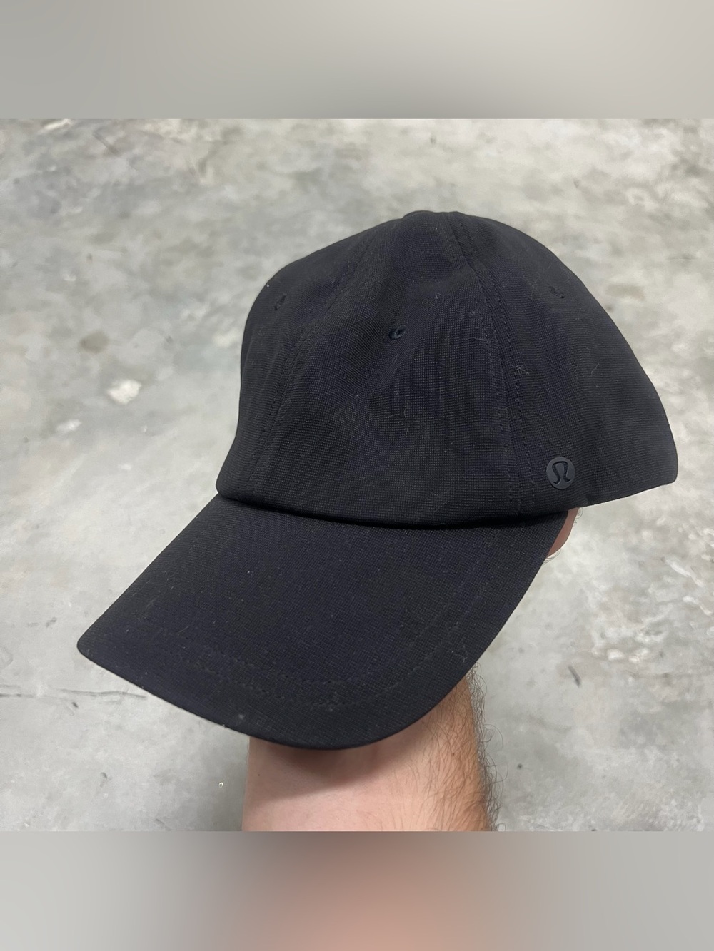 Lululemon On the Fly Ball Cap Black Adjustable Baseball Hat Size S-M Unisex